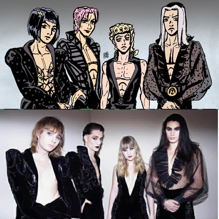 maneskin jojo manga maneskin jojo manga